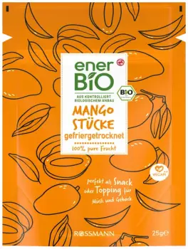 enerBio Mangostücke gefriergetrocknet 25g