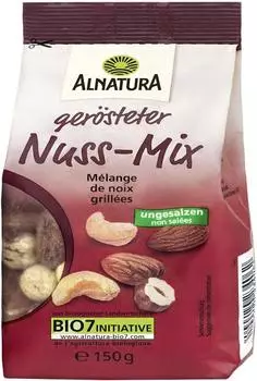 Alnatura Bio Nuss-Mix geröstet & ungesalzen 150g