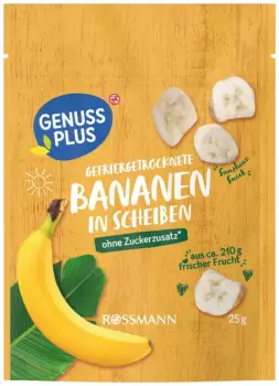 Genuss Plus Bananen gefriergetrocknet 25g