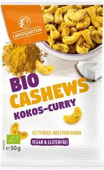 Landgarten Bio Cashews Kokos-Curry 50g