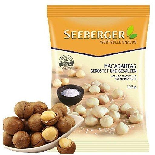 Seeberger Macadamias geröstet und gesalzen (125 g)