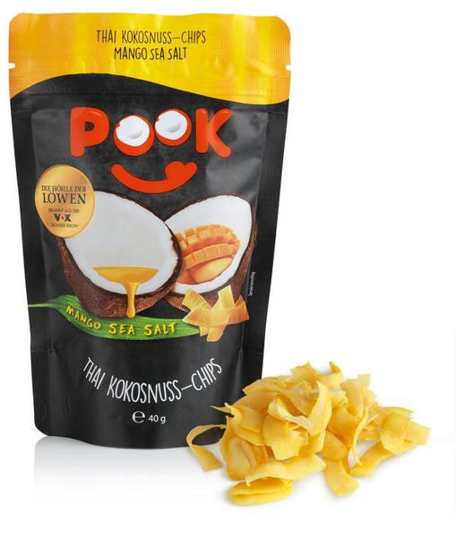 Pook Kokosnuss Chips Mango Sea Salt (40g)