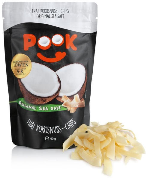 Pook Kokosnuss Chips Original Sea Salt (40g)