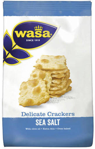 Wasa Delicate Thin Crackers Meersalz (180g)