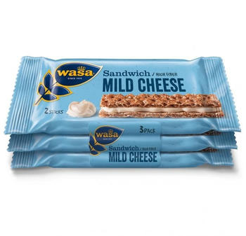 Wasa Knäckebrot-Sandwich Milder Käse 3er-Pack (90g)