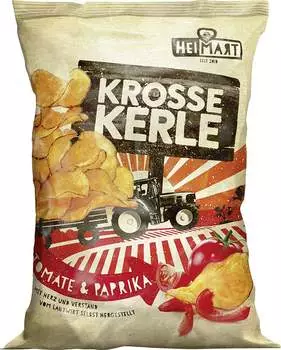 HeiMart Krosse Kerle Tomate & Paprika (115g)