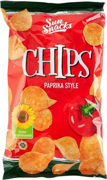 Aldi Sun Snacks Chips Paprika Style