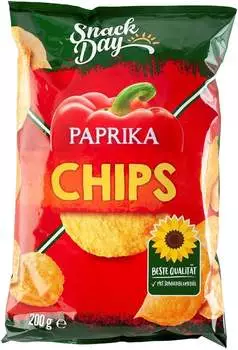 Lidl Snack Day Paprika Chips