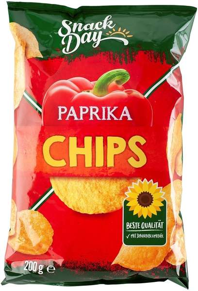 Lidl Snack Day Paprika Chips