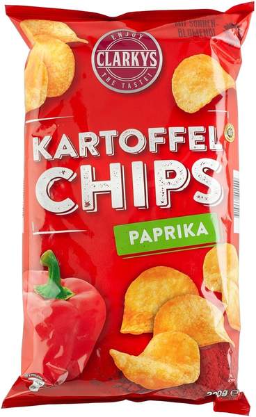 Clarkys Kartoffel Chips Paprika