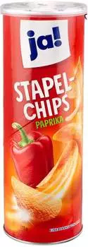 Rewe Ja Stapelchips Paprika 175 g