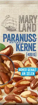 Maryland Paranusskerne naturell 400g