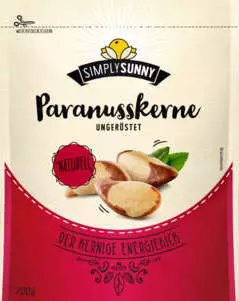Simply Sunny Paranusskerne unger&ouml;stet naturell 200g