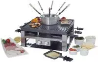 SOLIS OF SWITZERLAND Tischgrill "COMBI-GRILL 3 IN 1, Fondue, Raclette, Grill"...