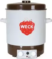 Weck WAT15, Weck Einkochautomat WAT 15 | 29 Liter | emailliert | mit Uhr &