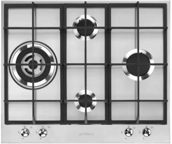 Smeg PX364L 60cm 4 Burner Classic Gas Hob - Stainless Steel Smeg PX364L 60cm 4 Burner Classic Gas Hob - Stainless Steel