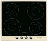 Smeg SI964PM, Smeg SI964PM Einbau-Induktionskochfeld Creme 60 cm Victoria-Design