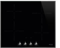 Smeg SI364BM, Smeg SI364BM Einbau-Induktionskochfeld Edelstahl 60 cm Classici-Design