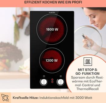 Klarstein EasyCook – Leistungsstarke Kochzonen für vielseitiges Kochen