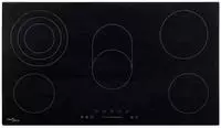 vidaXL Glaskeramik-Kochfeld mit 5 Platten Touch Control 77 cm 8500 W