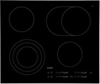 AEG HK654070FB Autarkes Kochfeld / Slider-Bedienung / 59 cm / Facetten-Design