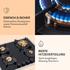 Klarstein Goldflame Domino 4 Prime