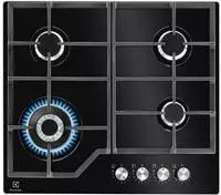 Electrolux - Gaskochfeld 59 Cm 4 Brenner Schwarz Kgg64362k