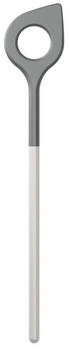Rosti Mepal Kochlöffel mit Loch New Optima, Küchenhelfer, Nylon, Weiß, 31 cm, 32151