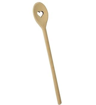 Metaltex Kochlöffel Heart oval Holz braun (570300010)