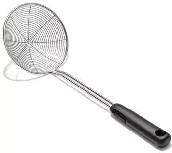 OXO Good Grips Schaumkelle & Sieb, Edelstahl, 38cm (11338200UKE)