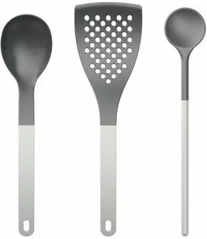 Mepal New Optima K&uuml;chenhelfer-Set 3-tlg., Nylon, wei&szlig; (34590)