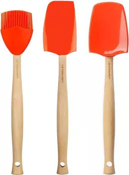 Le Creuset Craft Spachtel-Set 3-teilig, ofenrot