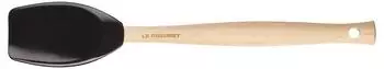 Le Creuset Cr&eacute;ation Kochl&ouml;ffel-Spatel Silikon, schwarz, 29cm (42104291400000)