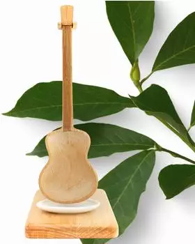 Winkee Gitarren-Kochl&ouml;ffel mit Halterung, Holz (17853)