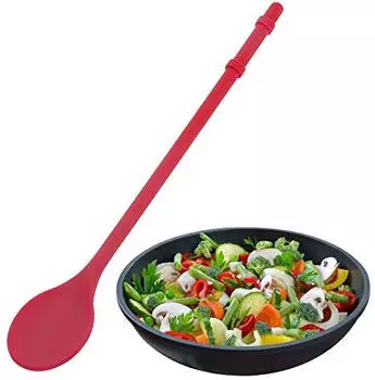 Westmark Woklöffel, 28,2 cm, Silicone, Rot, 15662270