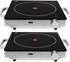 Casativo 2er Set Mobile Glaskeramik-Kochplatte 2.000 Watt