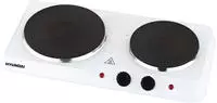 Hyundai Doppelkochplatte "EP310W" 2500W, 2 Gussplatten: &Oslash; 18,5 cm/1500W; 15,5...