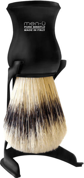 men-ü Barbiere pure Bristle Shaving Brush & Stand black