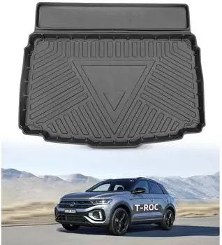 LuxusKollektion Kofferraummatte (unten) für VW T-ROC, TPE, wasserdicht (2018-2025)