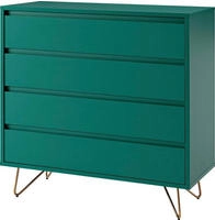 SalesFever Kommode "Bolton - Stilvolles Sideboard" Haarnadelbeine aus Metall mit