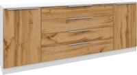 borchardt M&ouml;bel Kommode "Oliva, Kommode mit Metallgriffen" Breite 200 cm, mit 4