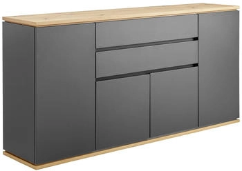 XORA Yamael 184x93cm graphit/artisan-eiche