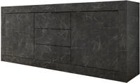 Home affaire Sideboard "Basic Breite 210 cm, Kommode 2 T&uuml;ren, 3 Schubk&auml;sten,