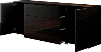 INOSIGN Paris 150x68cm matt-schwarz/hochglanz-schwarz