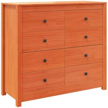 vidaXL Beistellschrank Wachs Massivholz Kiefer 100x90cm (844495)