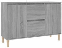 vidaXL Sideboard Grau Sonoma-Eiche 103,5x35x70 cm Holzwerkstoff
