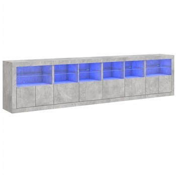 vidaXL Sideboard mit LED-Leuchten 283x67cm (3209019)