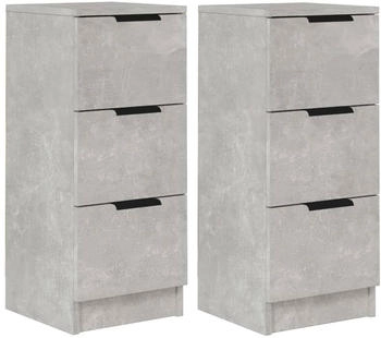 vidaXL Sideboards 2 Stk. Holzwerkstoff 30x70cm (811160)