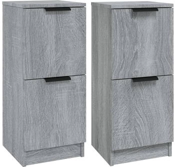 vidaXL Sideboards 2 Stk. Holzwerkstoff 30x70cm (817021)