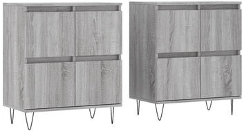 vidaXL Sideboards 2 Stk. Holzwerkstoff 120x70cm (3190179)